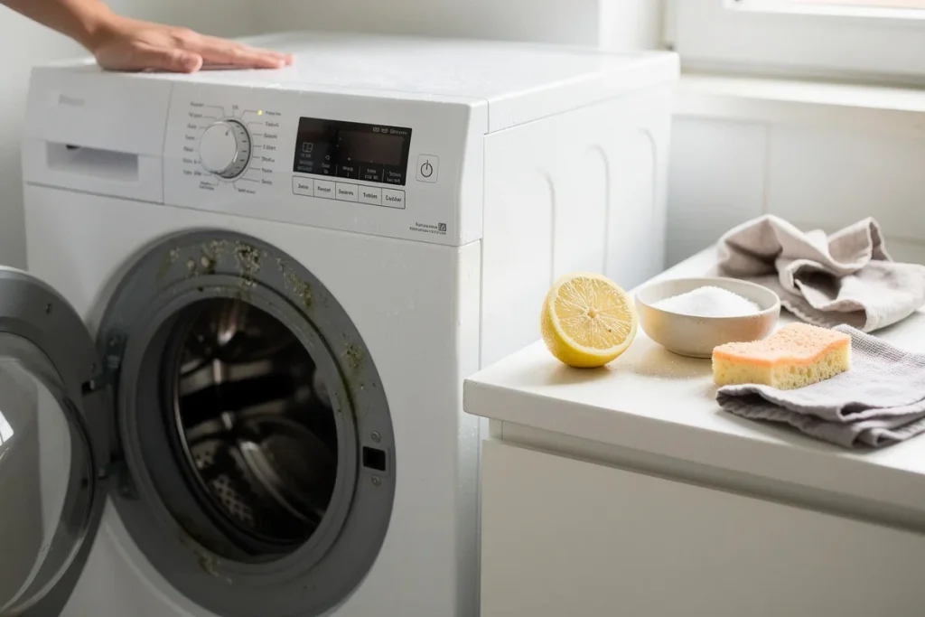 Ani octu, ani sody: prosty trik na wyczyszczenie gumy w pralce z pleśni