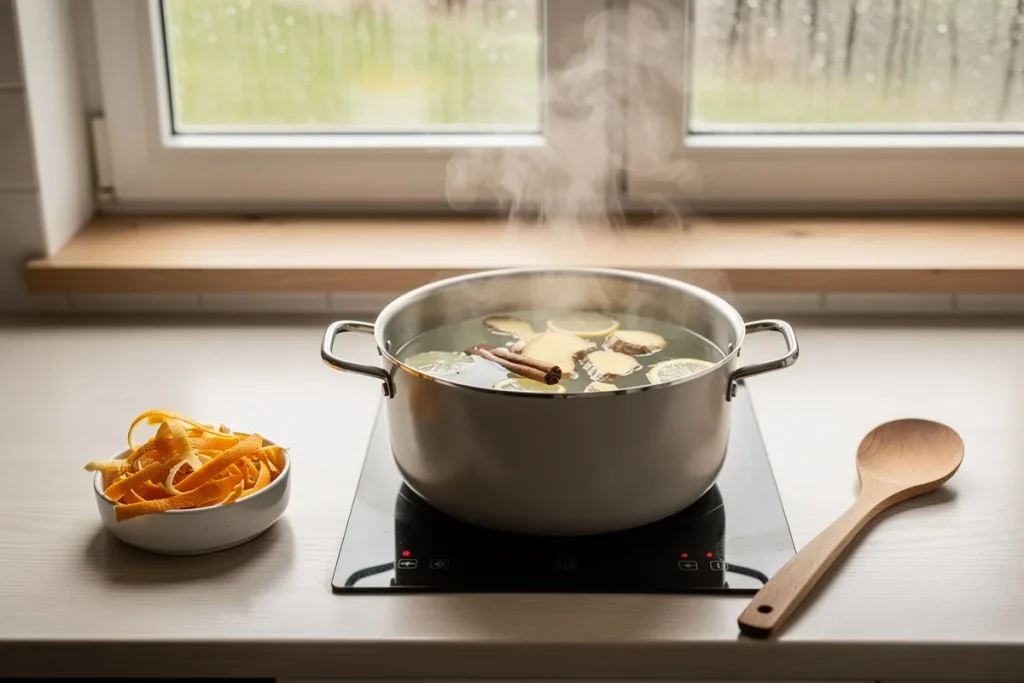 Gotowanie skórek z cytryny, cynamonu i imbiru: dlaczego warto i do czego służy