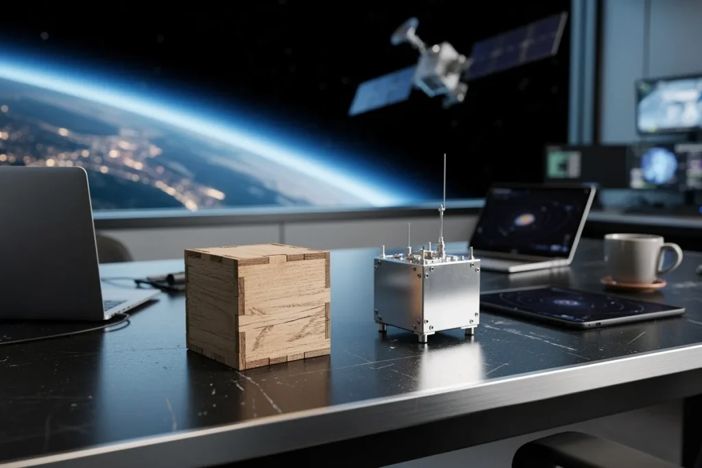 Japonia wysłała w kosmos drewniane pudełko jako rozwiązanie jednego z największych problemów przyszłości