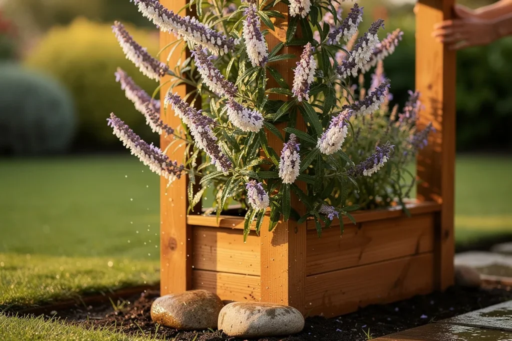 Pnącze, które zdobi ogród przez cały rok i przyciąga motyle: modna salwia meksykańska