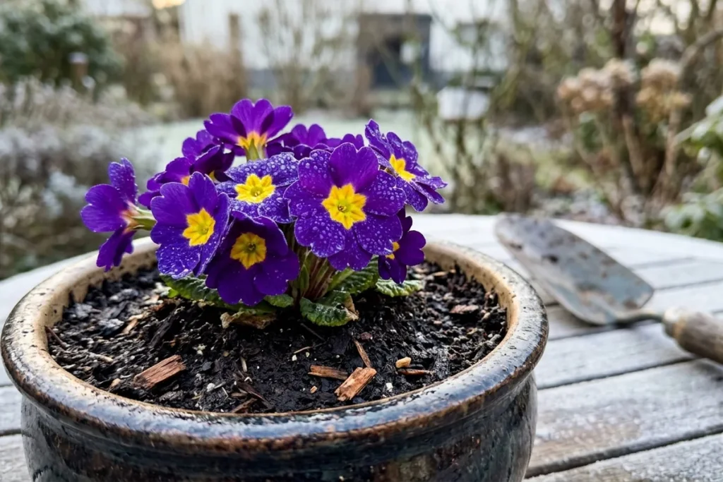 Zapomnij o bratkach. Ta mrozoodporna roślina o delikatnych kwiatach to zimowy król ogrodu